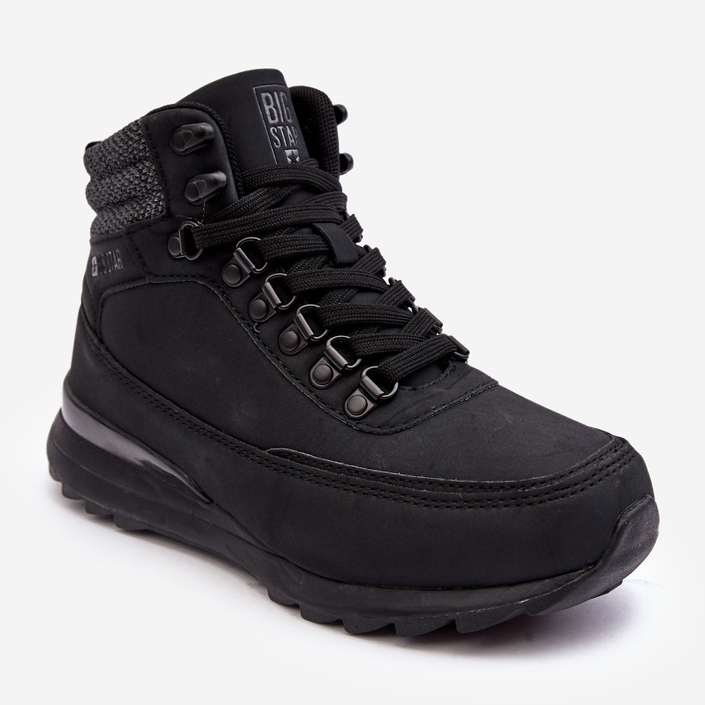 Scarpe da trekking stringate Trapper nere Big Star MM274677 nero 1