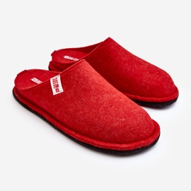 Pantofole classiche da donna Big Star KK276012 Rosse rosso 2