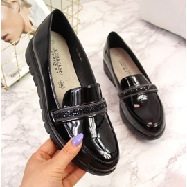 Comode scarpe slip-on in vernice T.Sokolski W SCA62, nere nero 1
