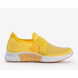 Scarpe sportive slip-on Akira gialle giallo 1