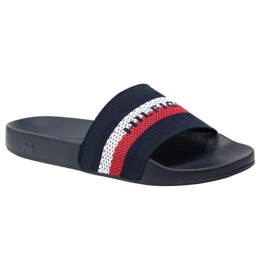 Infradito Tommy Hilfiger Knited Pool Slide M FM0FM03642 blu 1