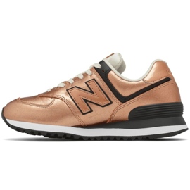 Scarpe New Balance WL574PX2 d'oro 1