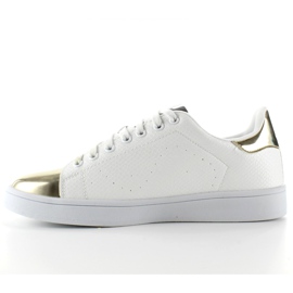 Sneakers con punte metalliche YP-01 Gold bianco giallo 1