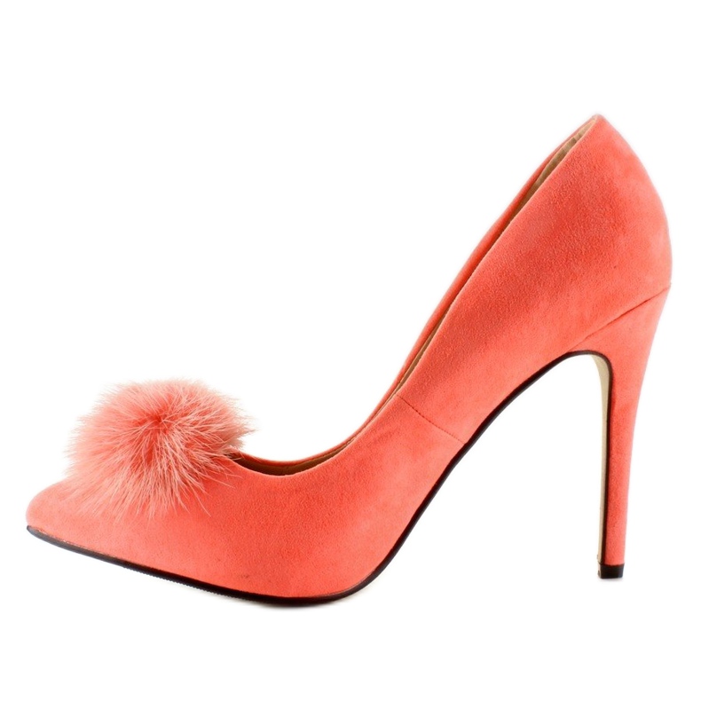 Spille con pompon di lattine ZJ-06 Orange rosa 1