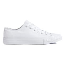 SHELOVET Sneakers da donna classiche bianca 1