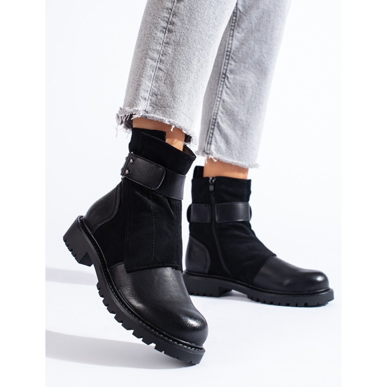 SHELOVET Borse nere da donna con fibbia nero 1