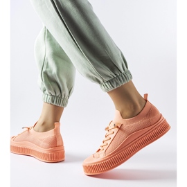 Sneaker Callimaco slip on arancione arancia 1