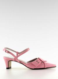 Décolleté tacco basso 39696-14 rosa 1