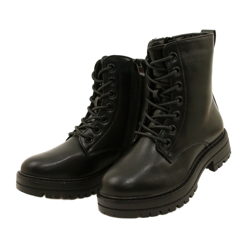 Evento Stivali alla moda Miss Zipper 23DZ35-4235 neri nero 2