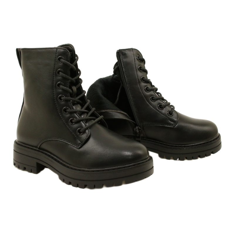 Evento Stivali alla moda Miss Zipper 23DZ35-4235 neri nero 4