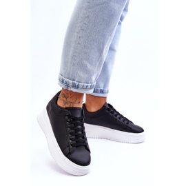 Scarpe sportive classiche da donna in bianco e nero 3