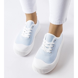 Sneakers platform Collepepe blu 1