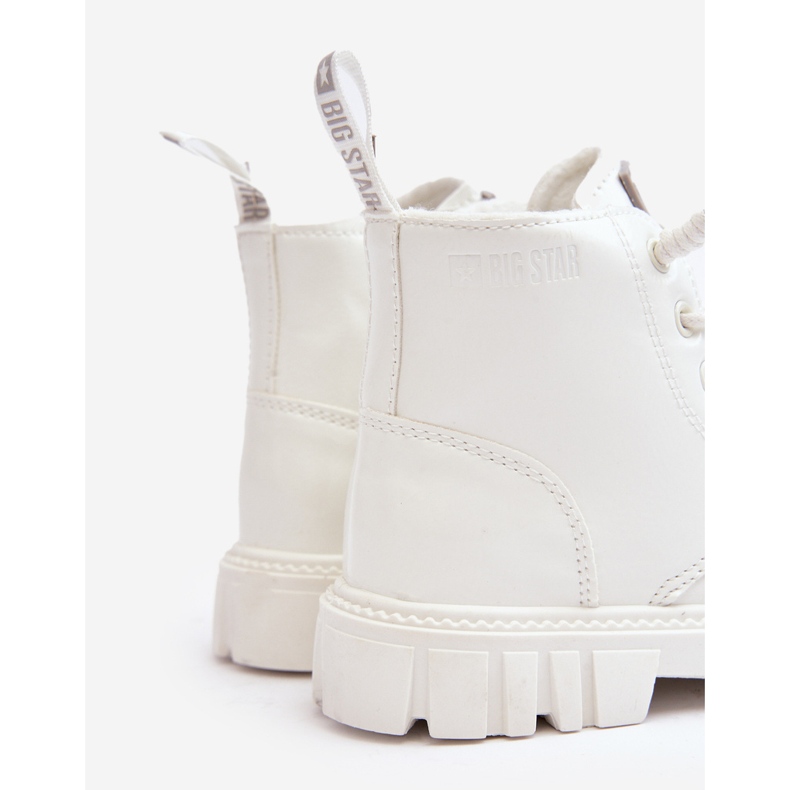 Stivali da bambino isolati in vernice Big Star MM374142 Bianchi bianca 1