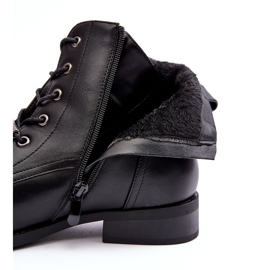 Stivali isolanti classici in pelle da donna S.Barski HY75-10 Neri nero 1