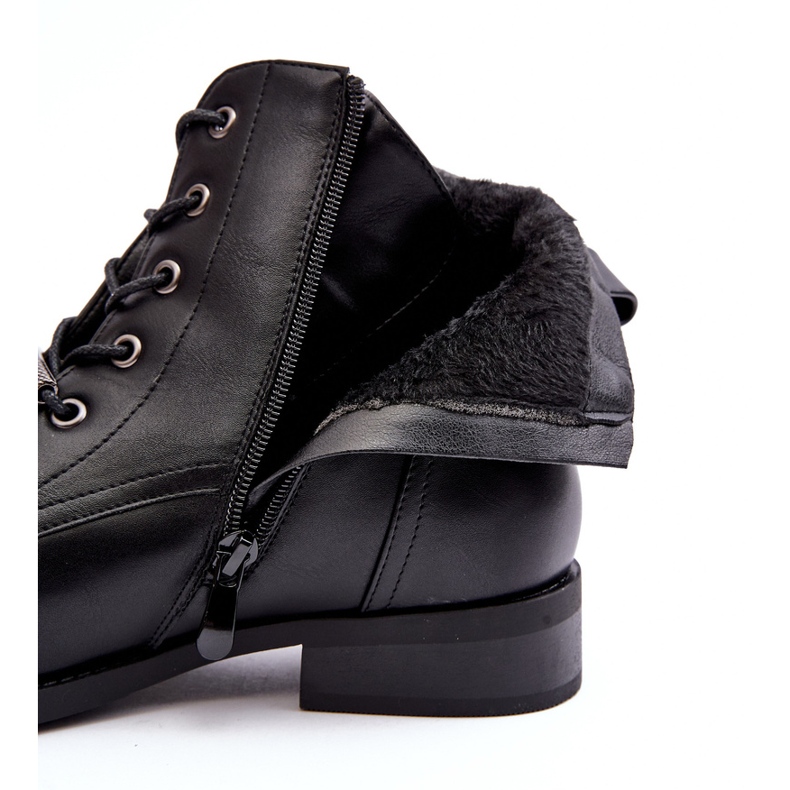 Stivali isolanti classici in pelle da donna S.Barski HY75-10 Neri nero 1