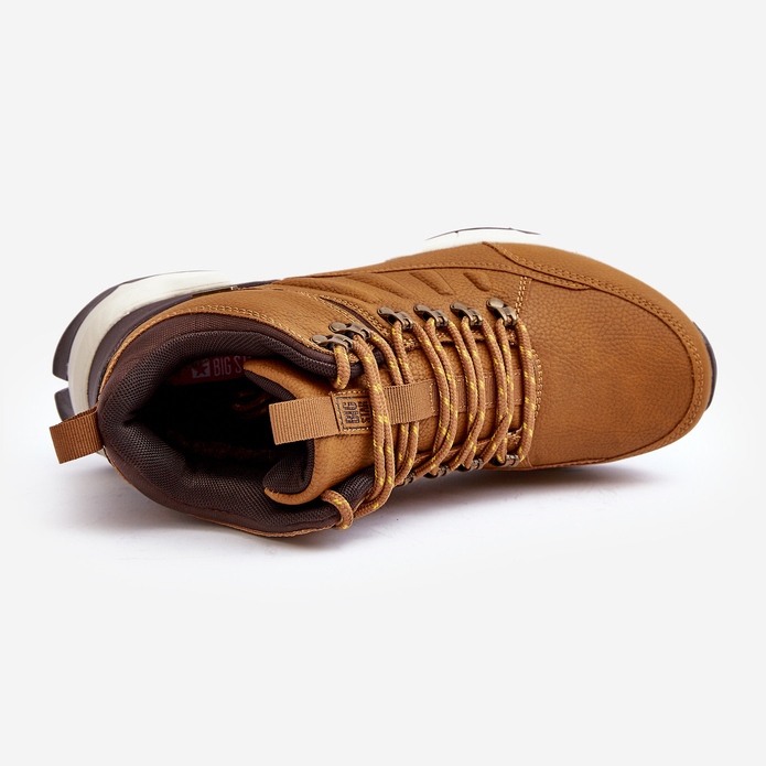 Scarpe da ginnastica isolanti da uomo marroni Big Star MM174158 marrone 2