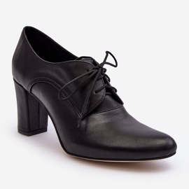 PA2 Scarpe con tacco alto in pelle Mavitte nera nero 1
