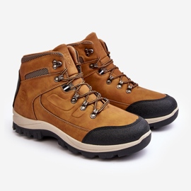 PE1 Scarpe da trekking isolate Camel Dysasha da uomo marrone 1