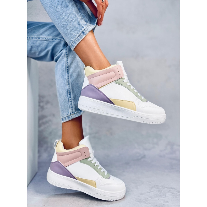 Sneakers rosa zenzero bianca 2