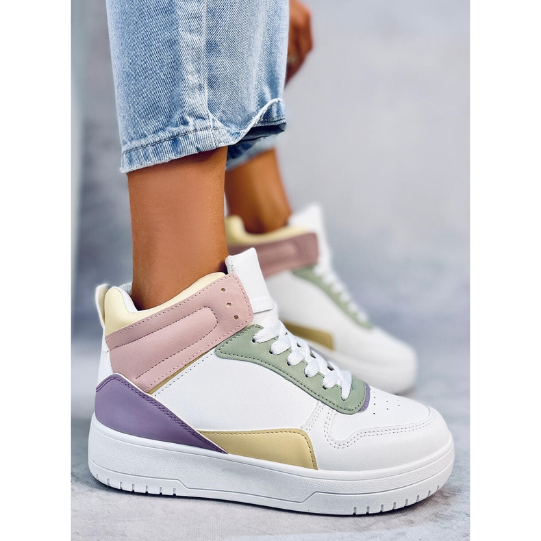 Sneakers rosa zenzero bianca 1