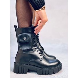 Lavoratori con una borsa nera Maruna nero 1