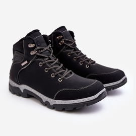 Mckeylor Scarponi da trekking isolanti da uomo neri Raisah 19455 nero 1
