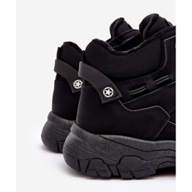 Mckeylor Scarpe da trekking isolate Trappers da uomo nere Thalinna nero 2