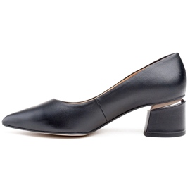 Marco Shoes Décolleté nere 1424P Marco oro nel tallone nero 2