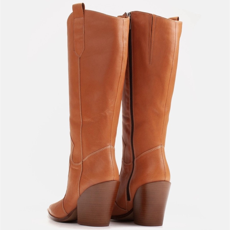 Marco Shoes Marco 1399K stivali marroni da donna stivali da cowboy marrone 1