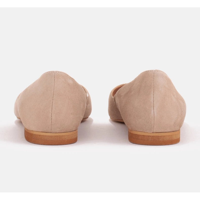 Marco Shoes Ballerine da donna con fianchi bassi beige 1