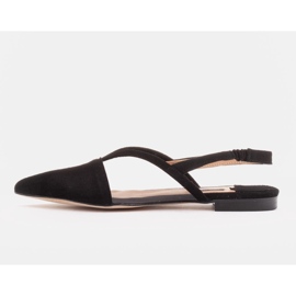 Marco Shoes Sandali in pelle naturale di colore nero 1