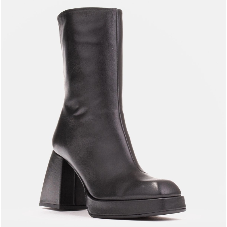 Marco Shoes Stivali Rosalia sulla piattaforma nero 1