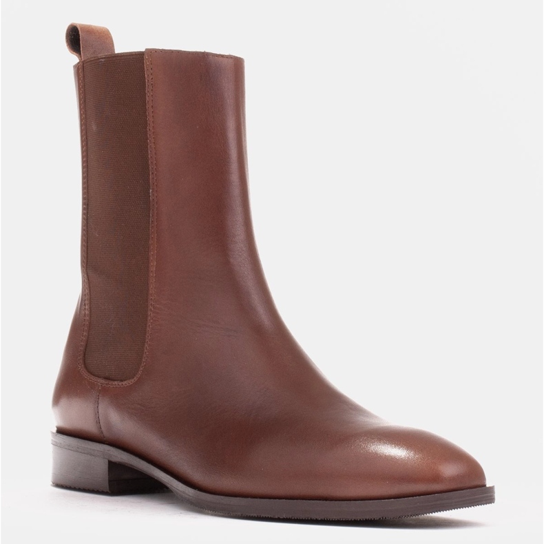 Marco Shoes Stivaletti Chelsea Sofi con tomaia in gomma marrone 1