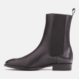Marco Shoes Stivaletti Chelsea Sofi con tomaia in gomma nero 1