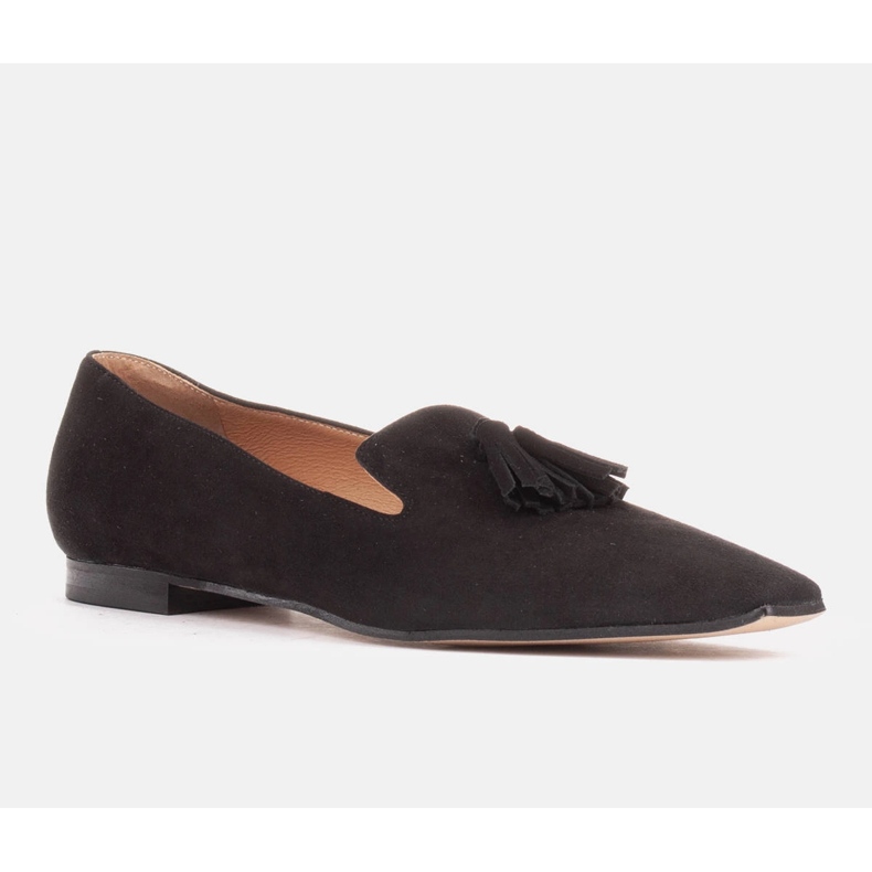 Marco Shoes Ballerine signore signore con frange nero 1
