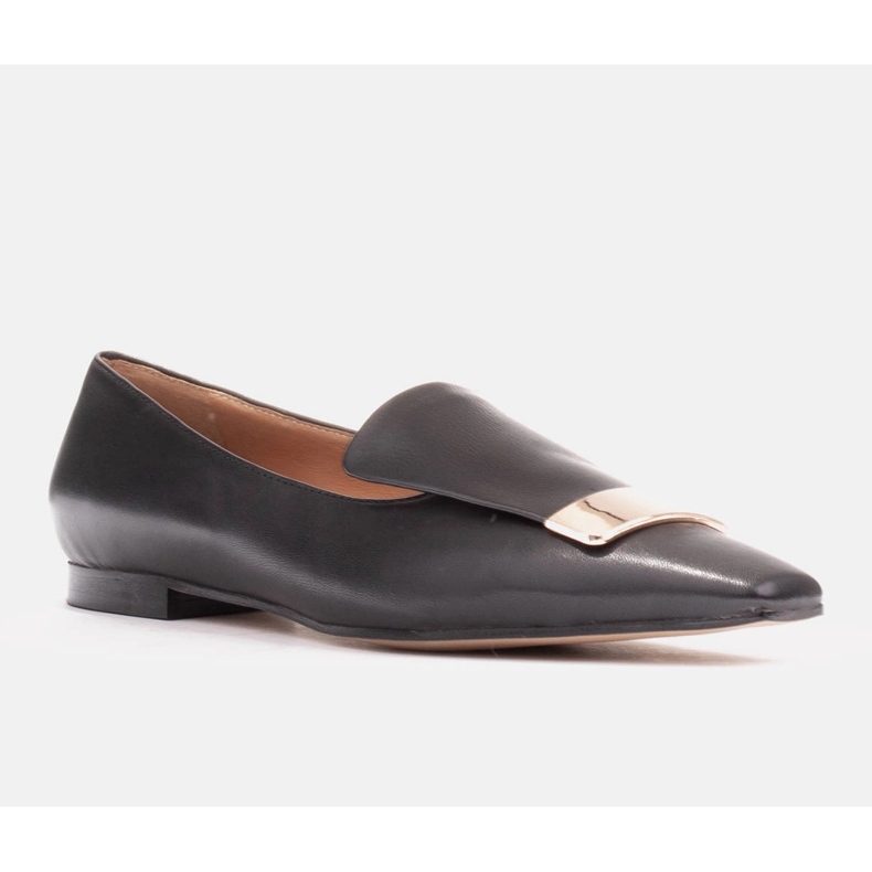 Marco Shoes Ballerine con linguetta decorativa nero 1