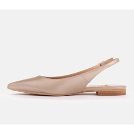 Marco Shoes Sandali in pelle naturale di colore dorato 1965P-1232-1 beige d'oro 2