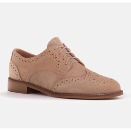 Marco Shoes Scarpe con perforazione decorativa beige 1