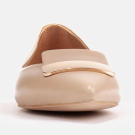 Marco Shoes Ballerine con linguetta decorativa beige 2