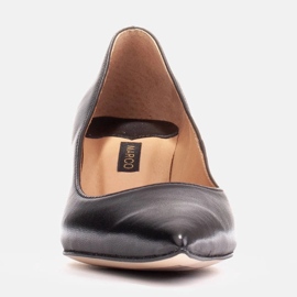 Marco Shoes Eleganti tacchi a spillo con tacco basso nero 1