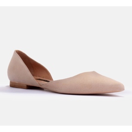 Marco Shoes Ballerine sottili beige 1