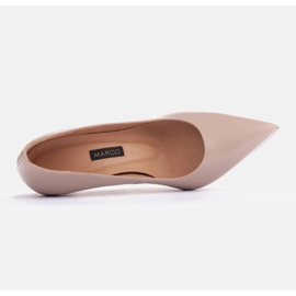 Marco Shoes Tacchi in nappa beige 1