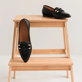 Marco Shoes Mocassini decorati nero 1