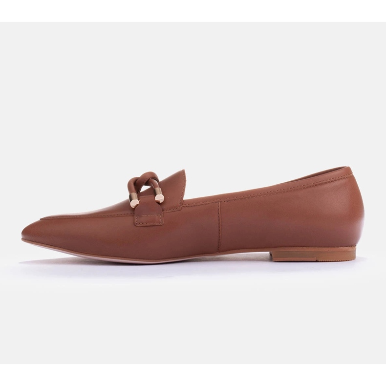 Marco Shoes Mocassini decorati marrone 1
