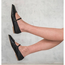 Marco Shoes Ballerine in stile Mary Jane nero 1