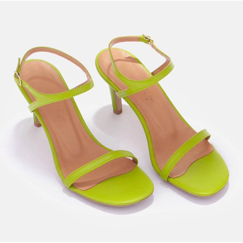 Marco Shoes Sandali con tacco alto verde 1