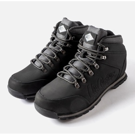 Scarpe in pelle nera Lee Cooper LCJ-21-01-0705M nero 1