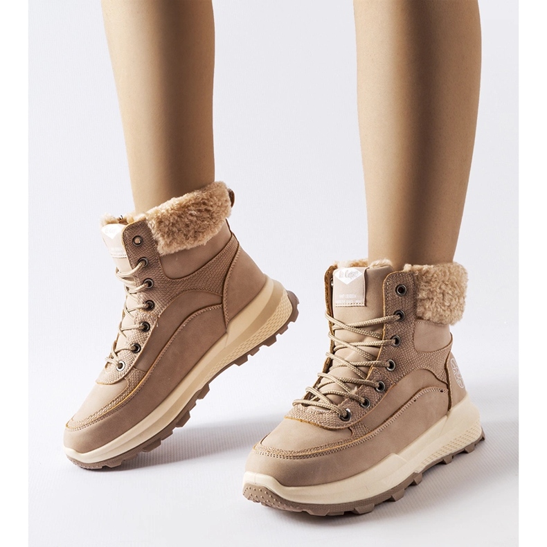 Stivali beige Lee Cooper LCJ-22-44-1363L 1