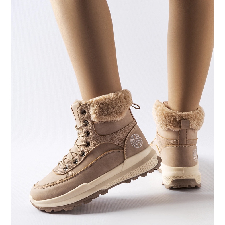 Stivali beige Lee Cooper LCJ-22-44-1363L 2