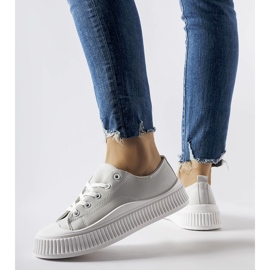 Sneakers Erbezzo con plateau grigie grigio 1